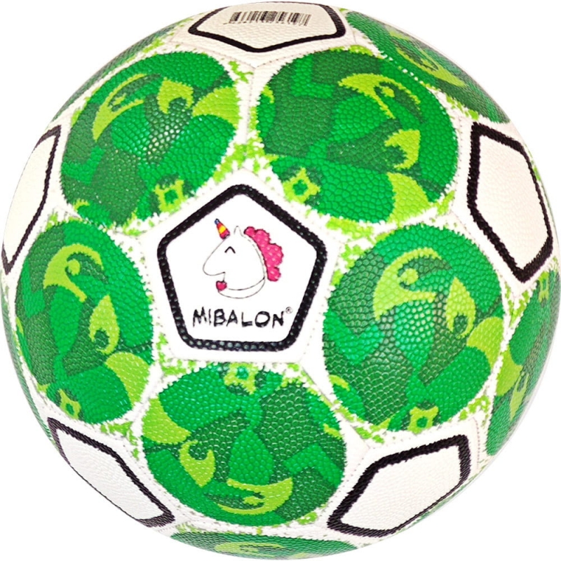 

Мяч футбольный Mibalon,3-слоя PVC 1.6, 300 гр, машинная сшивка зеленый Спортекс R18042