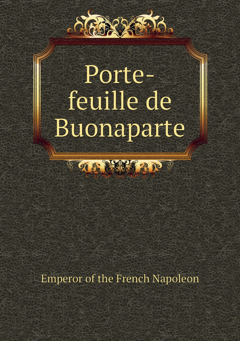

Porte-feuille de Buonaparte