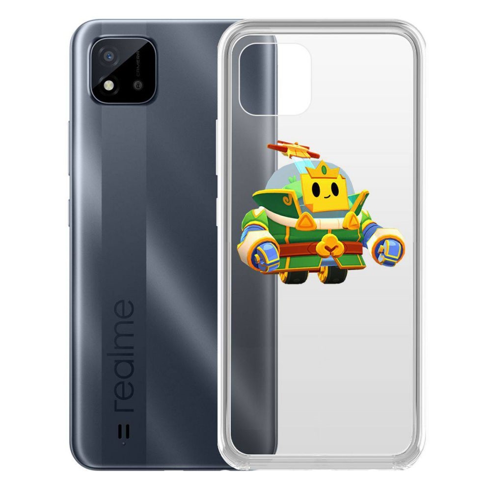 

Чехол-накладка Brawl Stars-Изумрудный Принц Спраут для Realme C11