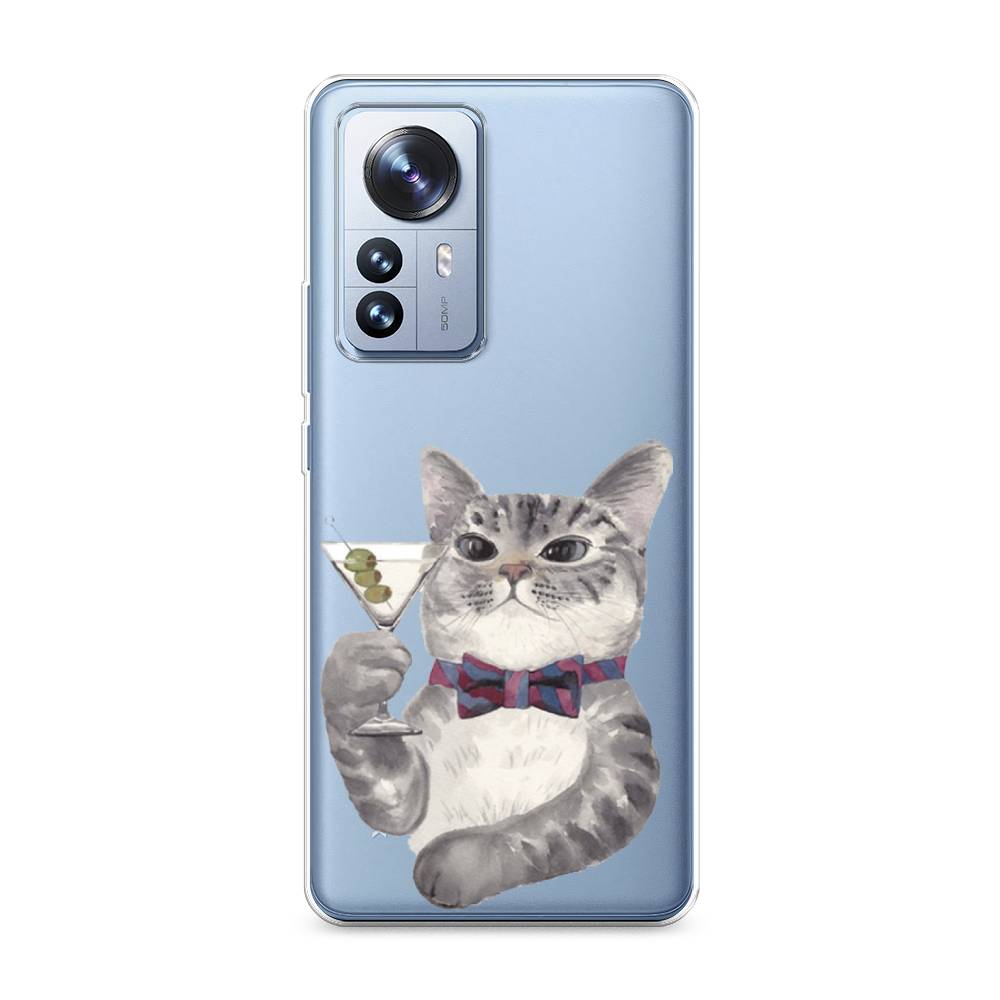 

Силиконовый чехол "Кот джентльмен" на Xiaomi 12 Pro, Кот джентльмен