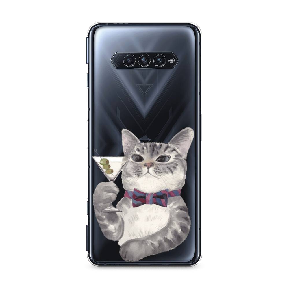 

Силиконовый чехол "Кот джентльмен" на Xiaomi Black Shark 4, Кот джентльмен