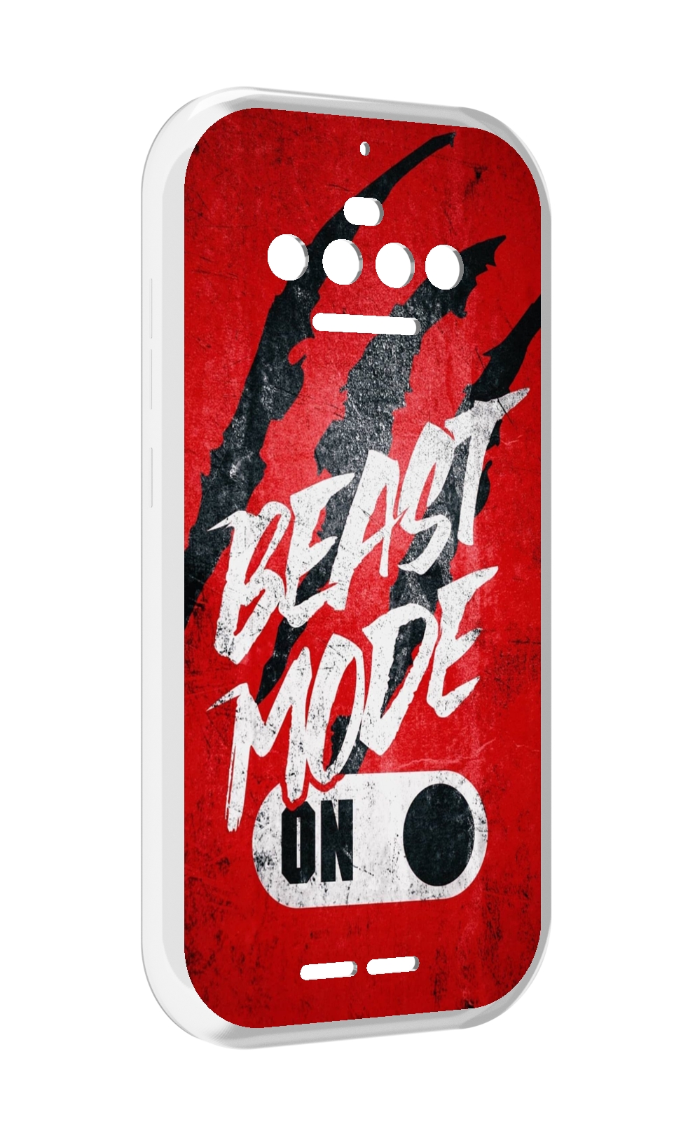 

Чехол MyPads BEAST inside You для Oukitel F150 R2022, Прозрачный, Tocco