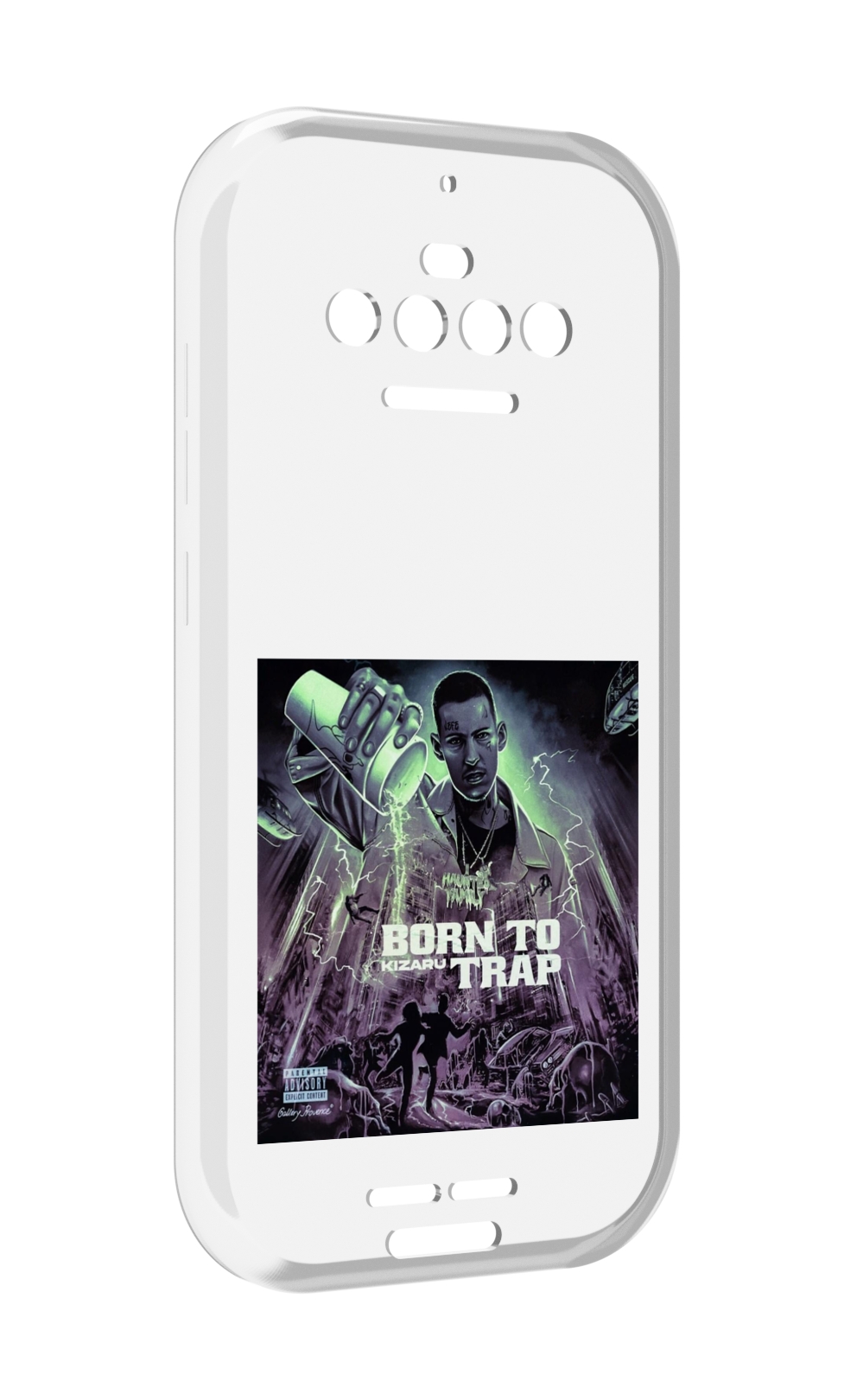 

Чехол MyPads Born to Trap Kizaru для Oukitel F150 R2022, Прозрачный, Tocco
