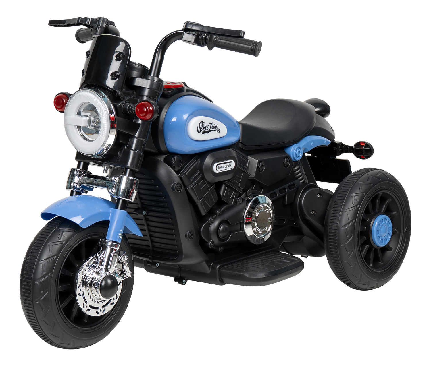 Детский электромобиль Farfello мотоцикл 111 синий, 2+