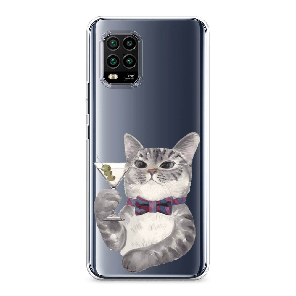 

Силиконовый чехол "Кот джентльмен" на Xiaomi Mi 10 Lite, Кот джентльмен