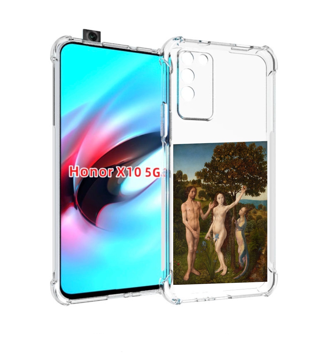 

Чехол MyPads грехопадение для Honor X10, Прозрачный, Tocco
