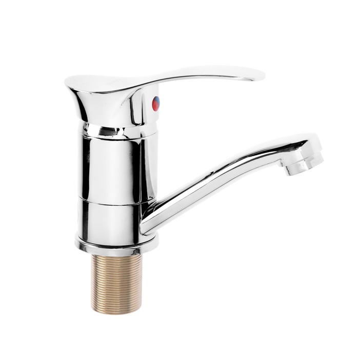 

Смеситель для кухни "Эверест" B45-019M, однорычажный, короткий излив, без подводки, хром