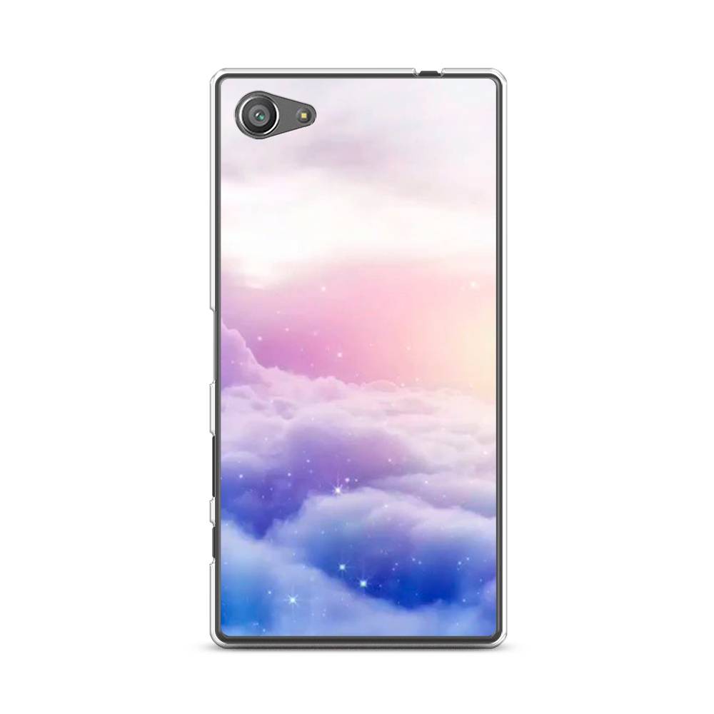 

Чехол для Sony Xperia Z5 compact "Небеса", Голубой;белый;розовый, 52250-2
