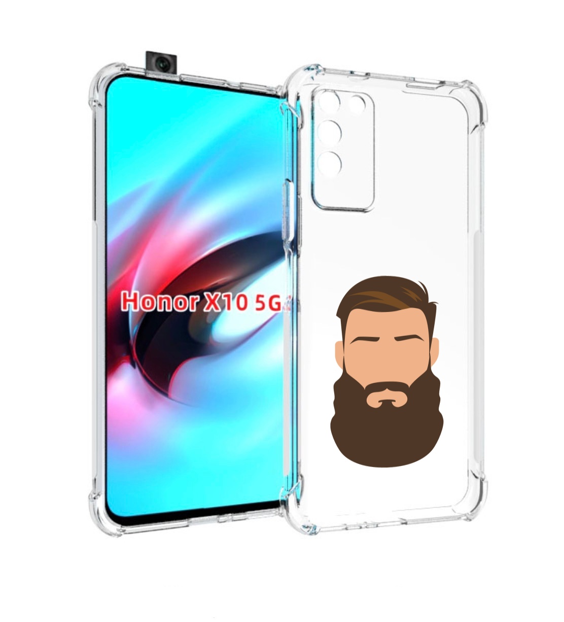 

Чехол MyPads густая-борода для Honor X10, Прозрачный, Tocco