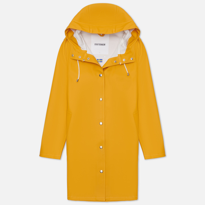 

Женская куртка дождевик Stutterheim Mosebacke жёлтый, Размер XXS, Желтый, Mosebacke