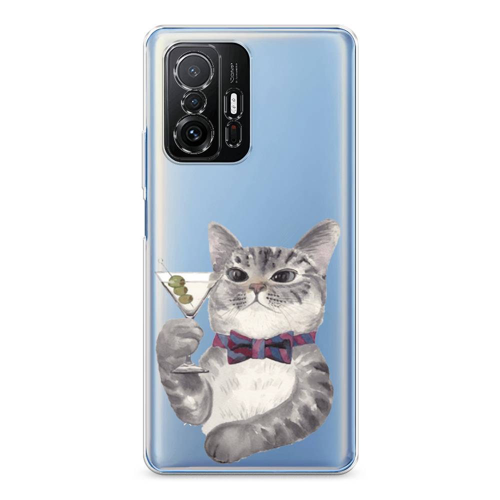 

Силиконовый чехол "Кот джентльмен" на Xiaomi Mi 11T, Кот джентльмен