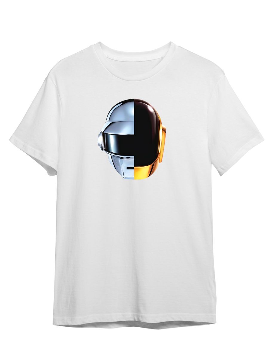 Футболка унисекс Каждому Своё Daft Punk/Дафт Панк MGDP17 белая XL