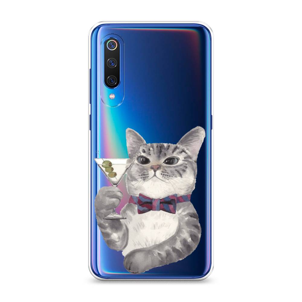 

Силиконовый чехол "Кот джентльмен" на Xiaomi Mi 9, Кот джентльмен