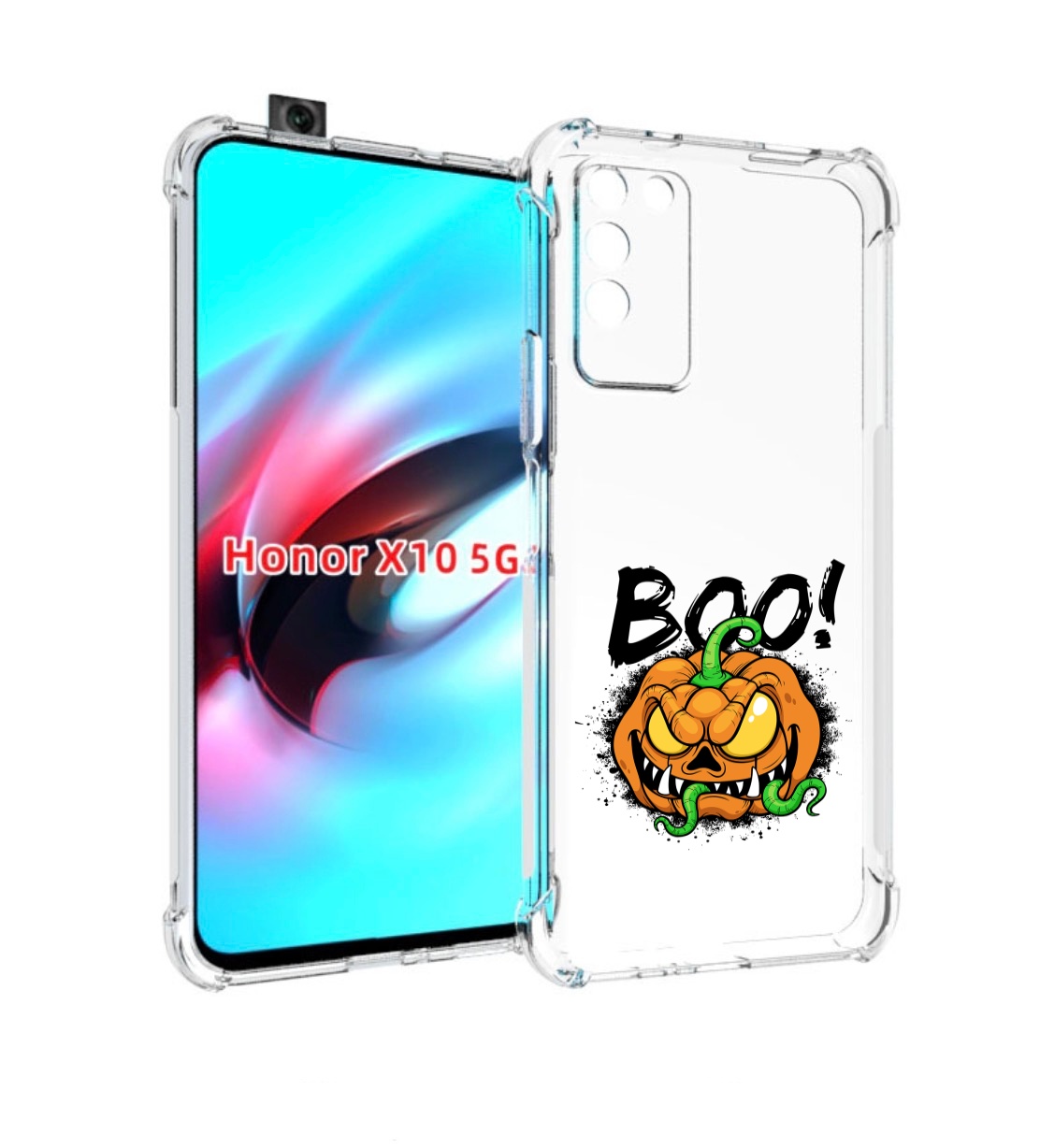 Чехол MyPads Хэллоуин бу для Honor X10