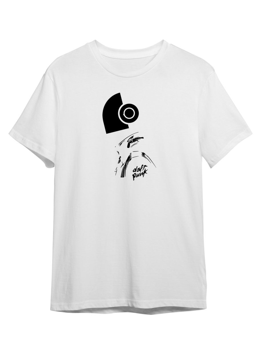 

Футболка унисекс Каждому Своё Daft Punk/Дафт Панк MGDP18 белая 5XL, "Daft Punk/Дафт Панк" MGDP18