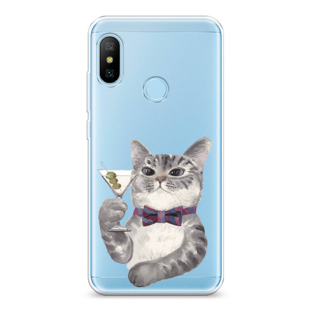 

Силиконовый чехол "Кот джентльмен" на Xiaomi Mi A2 Lite, Кот джентльмен