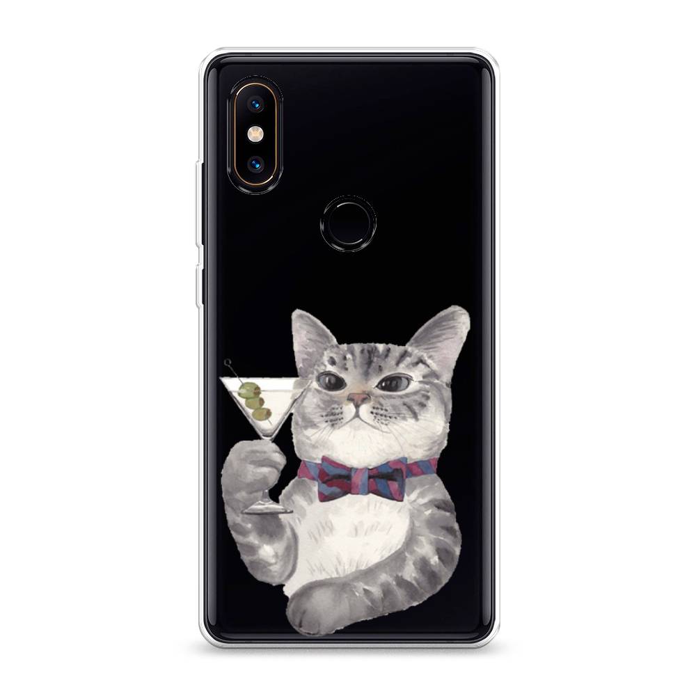 

Силиконовый чехол "Кот джентльмен" на Xiaomi Mi Mix 2S, Кот джентльмен
