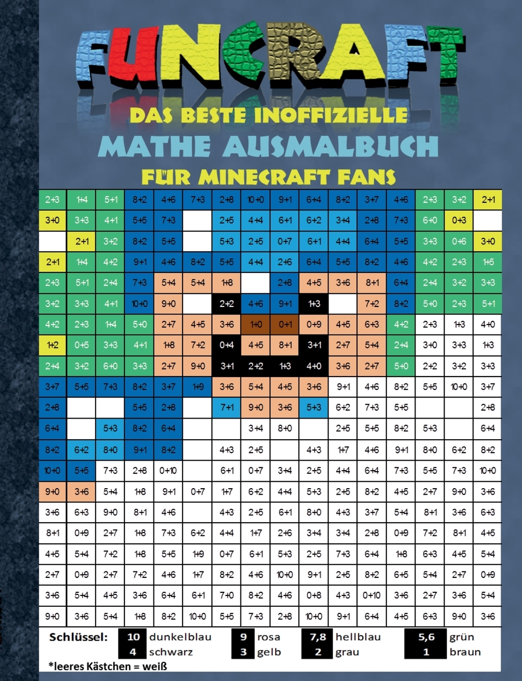 

Funcraft - Das beste inoffizielle Mathe Ausmalbuch fur Minecraft Fans