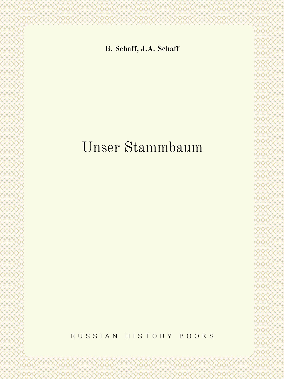 

Unser Stammbaum