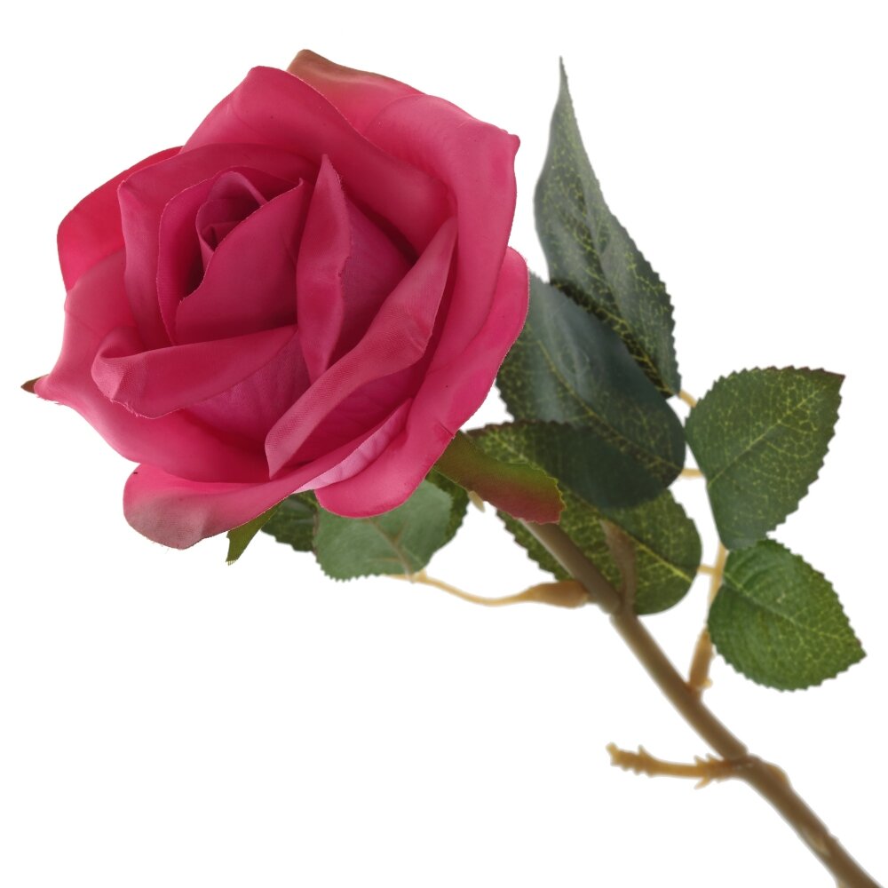Цветок искусственный текстиль ALAT Home Роза 10х10х52см 749010