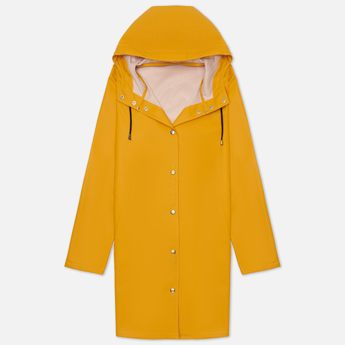 Женская куртка дождевик Stutterheim Mosebacke Lightweight жёлтый, Размер XS