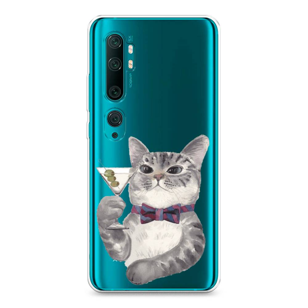 

Силиконовый чехол "Кот джентльмен" на Xiaomi Mi Note 10, Кот джентльмен