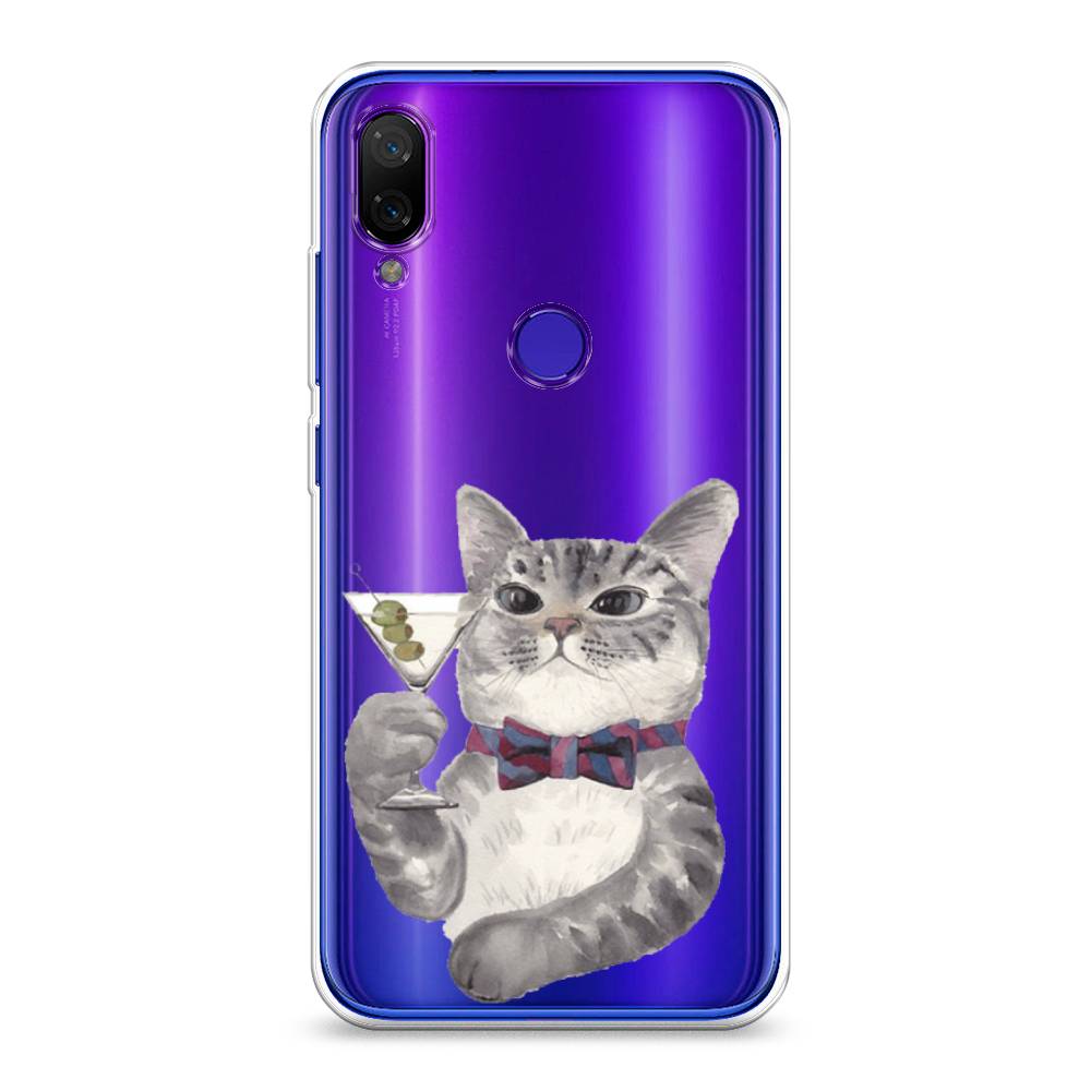 

Силиконовый чехол "Кот джентльмен" на Xiaomi Mi Play, Кот джентльмен
