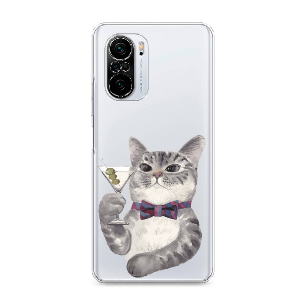 

Силиконовый чехол "Кот джентльмен" на Xiaomi Poco F3, Кот джентльмен