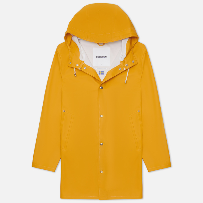 Мужская куртка дождевик Stutterheim Stockholm жёлтый, Размер M