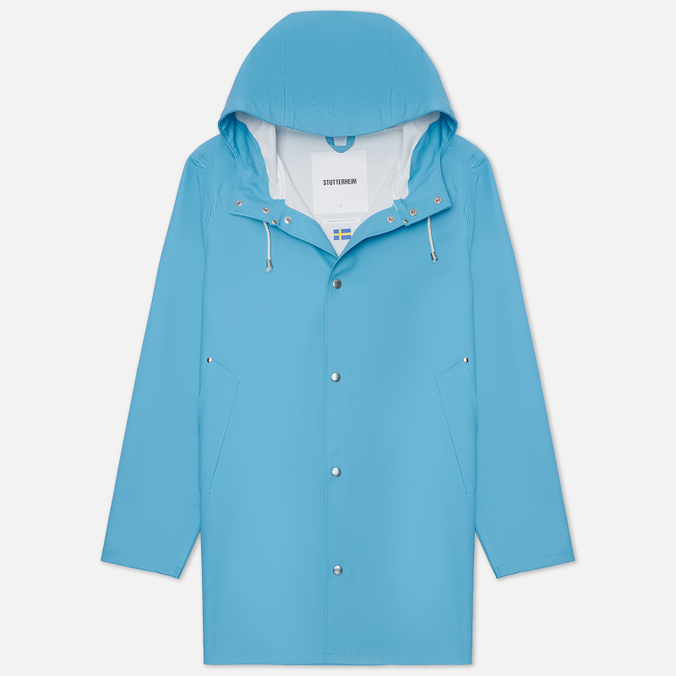 

Мужская куртка дождевик Stutterheim Stockholm голубой, Размер XS, Stockholm