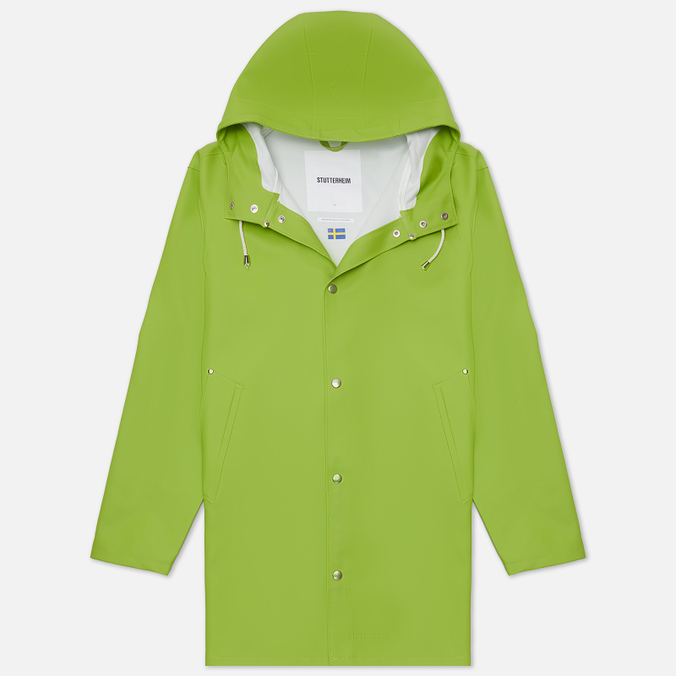 Мужская куртка дождевик Stutterheim Stockholm зелёный, Размер M