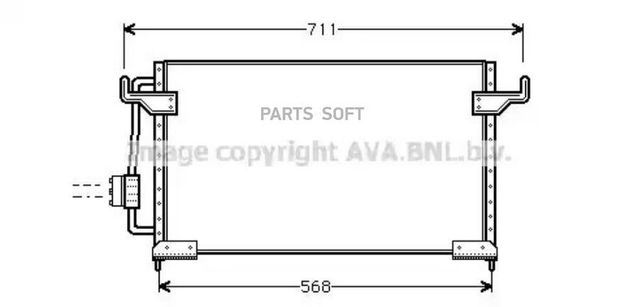 

AVA Радиатор кондиционера AVA CN5085