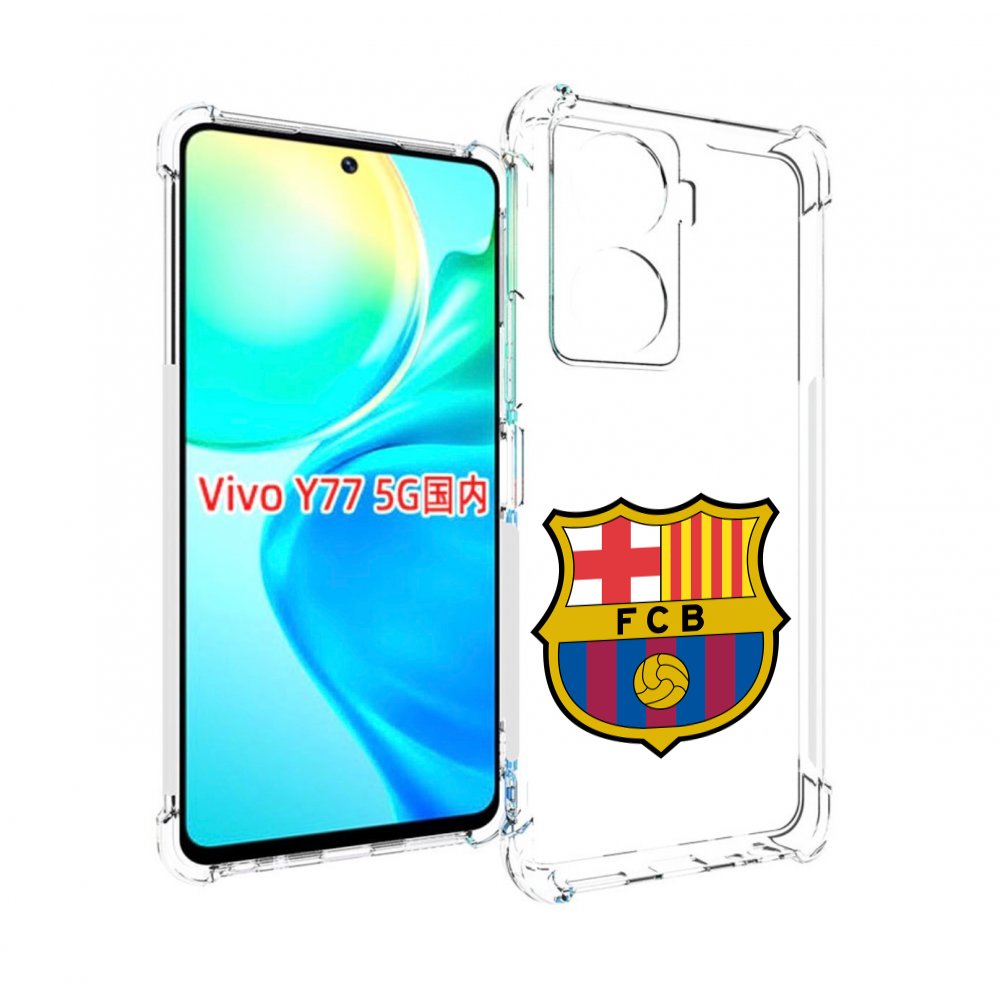 

Чехол MyPads ФК FCB Барселона для Vivo Y77 5G, Прозрачный, Tocco