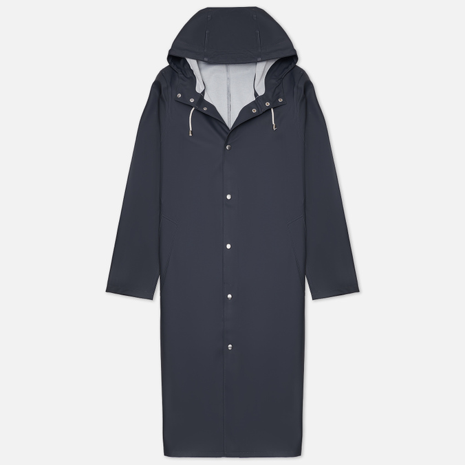 Мужская куртка дождевик Stutterheim Stockholm Long серый, Размер XXL
