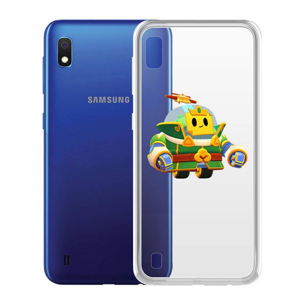 

Чехол-накладка Brawl Stars-Изумрудный Принц Спраут для Samsung Galaxy A10 (A105)