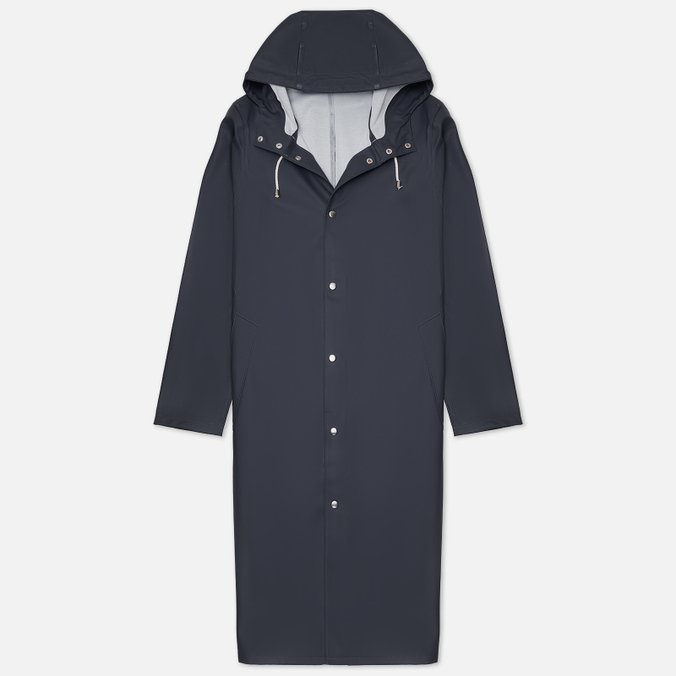 Мужская куртка дождевик Stutterheim Stockholm Long серый, Размер M