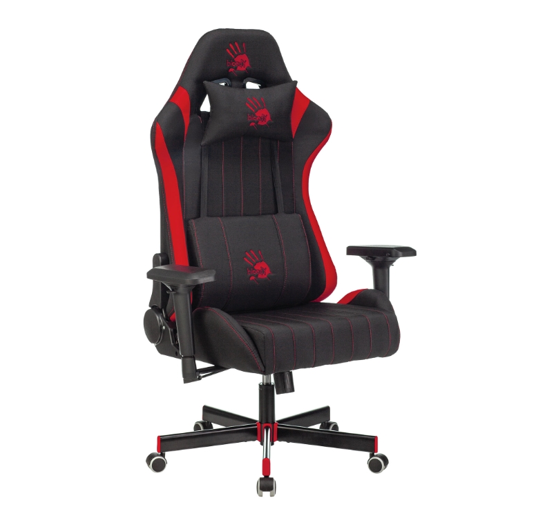 Кресло игровое A4TECH Bloody GC-950, черный/красный