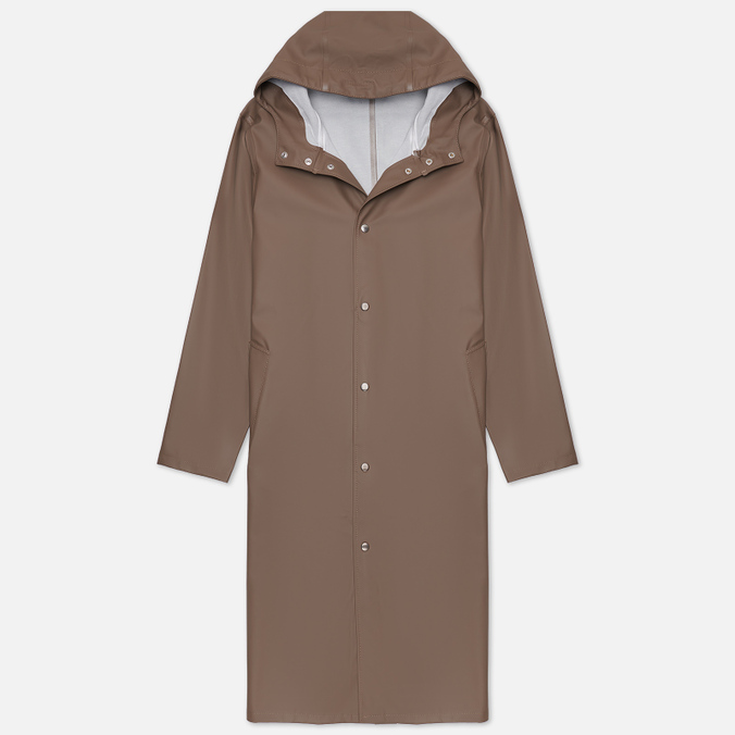 

Мужская куртка дождевик Stutterheim Stockholm Long коричневый, Размер XS, Stockholm Long