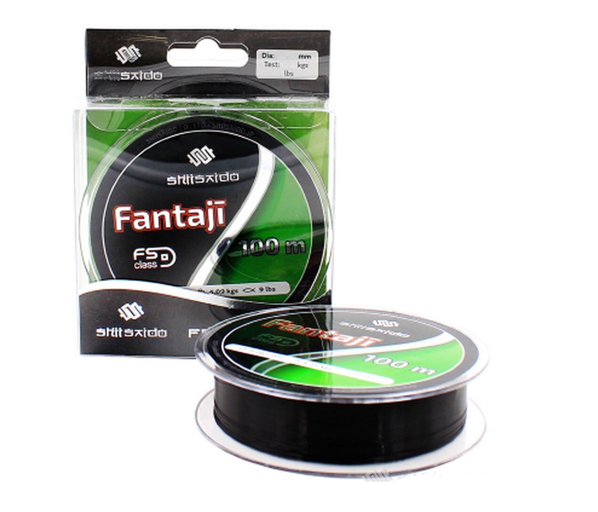 

Леска монофильная Shii Saido Fantaji 0,44 мм, 100 м, 13,29 кг, jet black, Черный, Fantaji