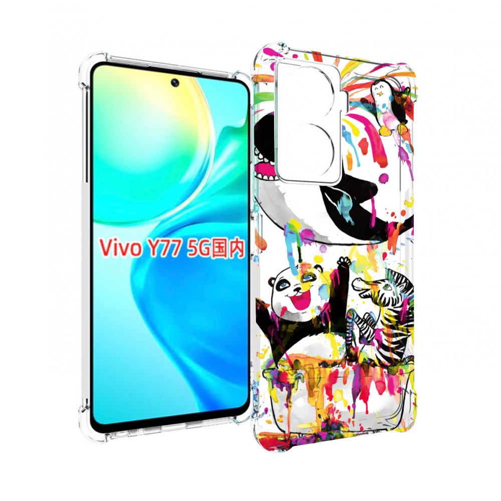 

Чехол MyPads Хиппи кит для Vivo Y77 5G, Прозрачный, Tocco