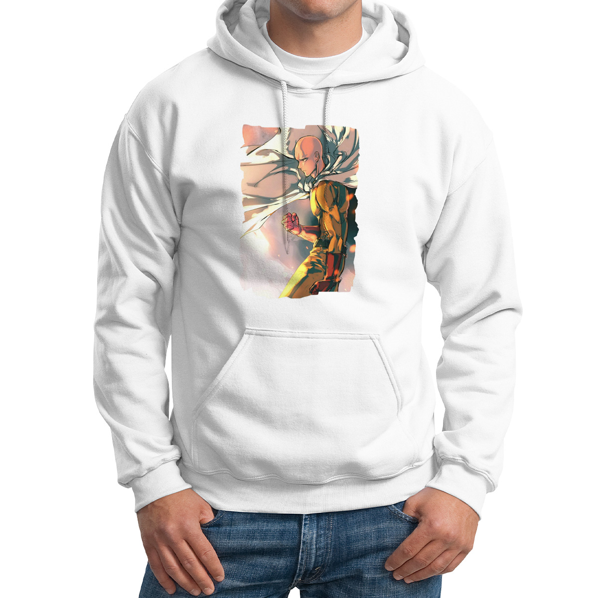 

Худи унисекс CoolPodarok Аниме Плащ Plasch (завис в воздухе как супермэн) белое 62 RU, Белый, 2M041309