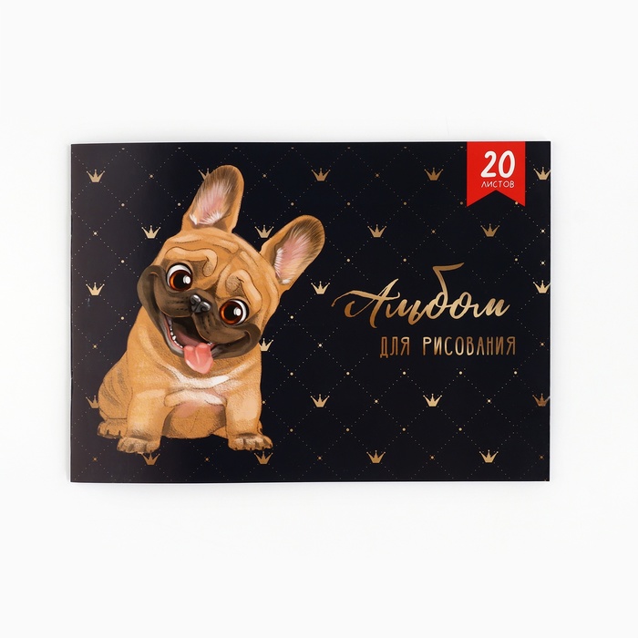 

Альбом для рисования ArtFox STUDY 1 сентября Мопс А4 20 л на скрепке