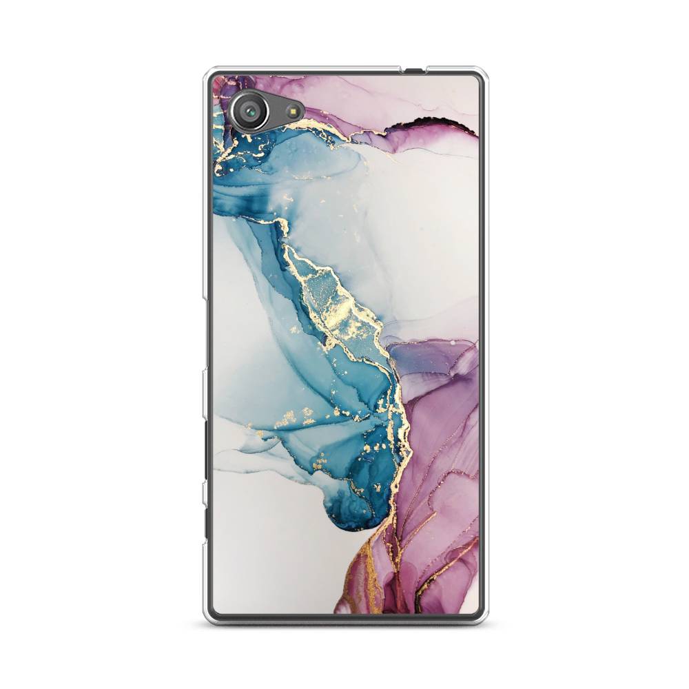 

Чехол для Sony Xperia Z5 compact "Розовые разводы рисунок", 52250-3