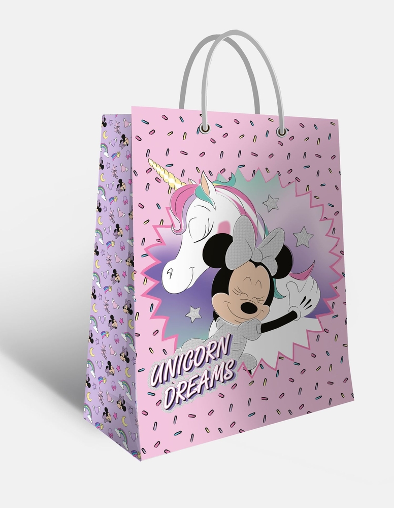 

Пакет подарочный Minnie Mouse большой 330х455х100 мм, Разноцветный
