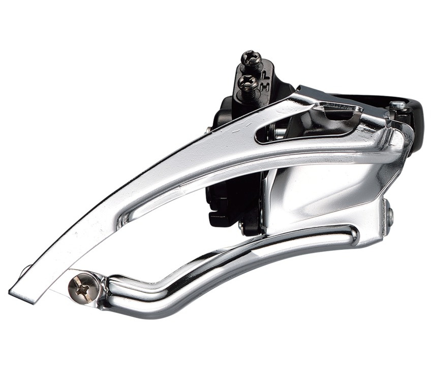 

Передний переключатель MICROSHIFT FD-M43 (3x9 ск) 44T (ун.тяга) 370137, Серебристый;черный, FD-M43