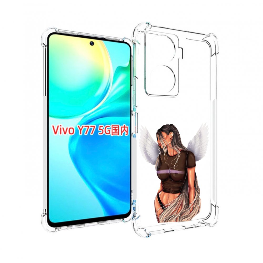 

Чехол MyPads девушка-ангел-с-крыльями женский для Vivo Y77 5G, Прозрачный, Tocco