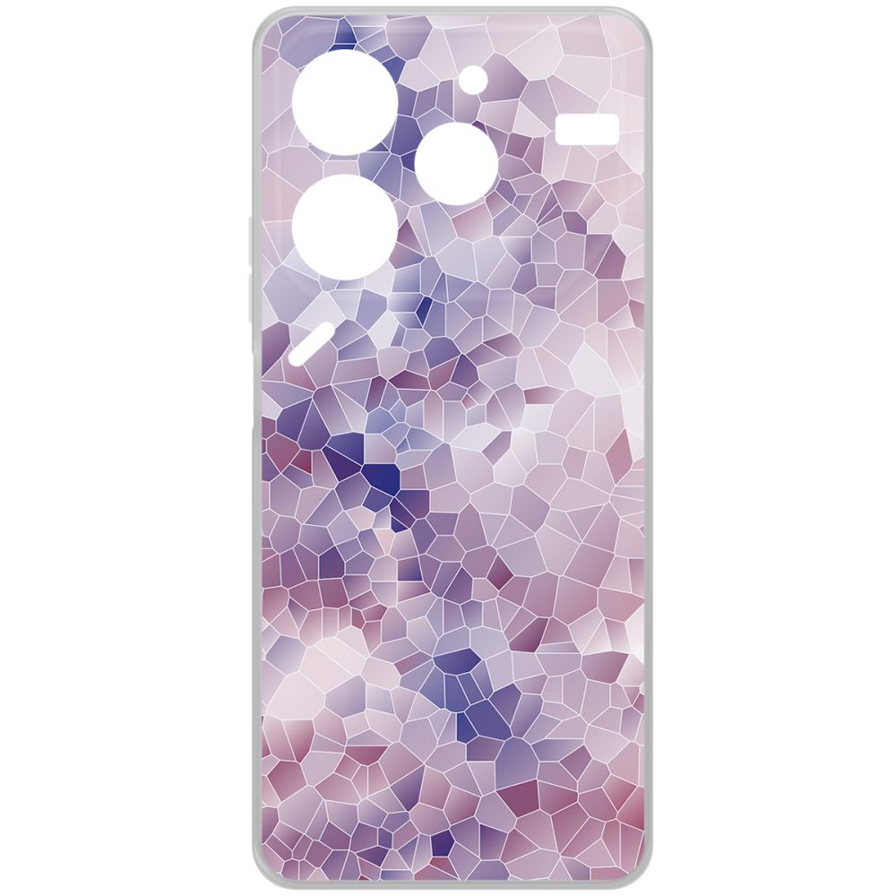 

Чехол-накладка Krutoff Clear Case Витраж 2 для Tecno Pova 6 Neo, Прозрачный