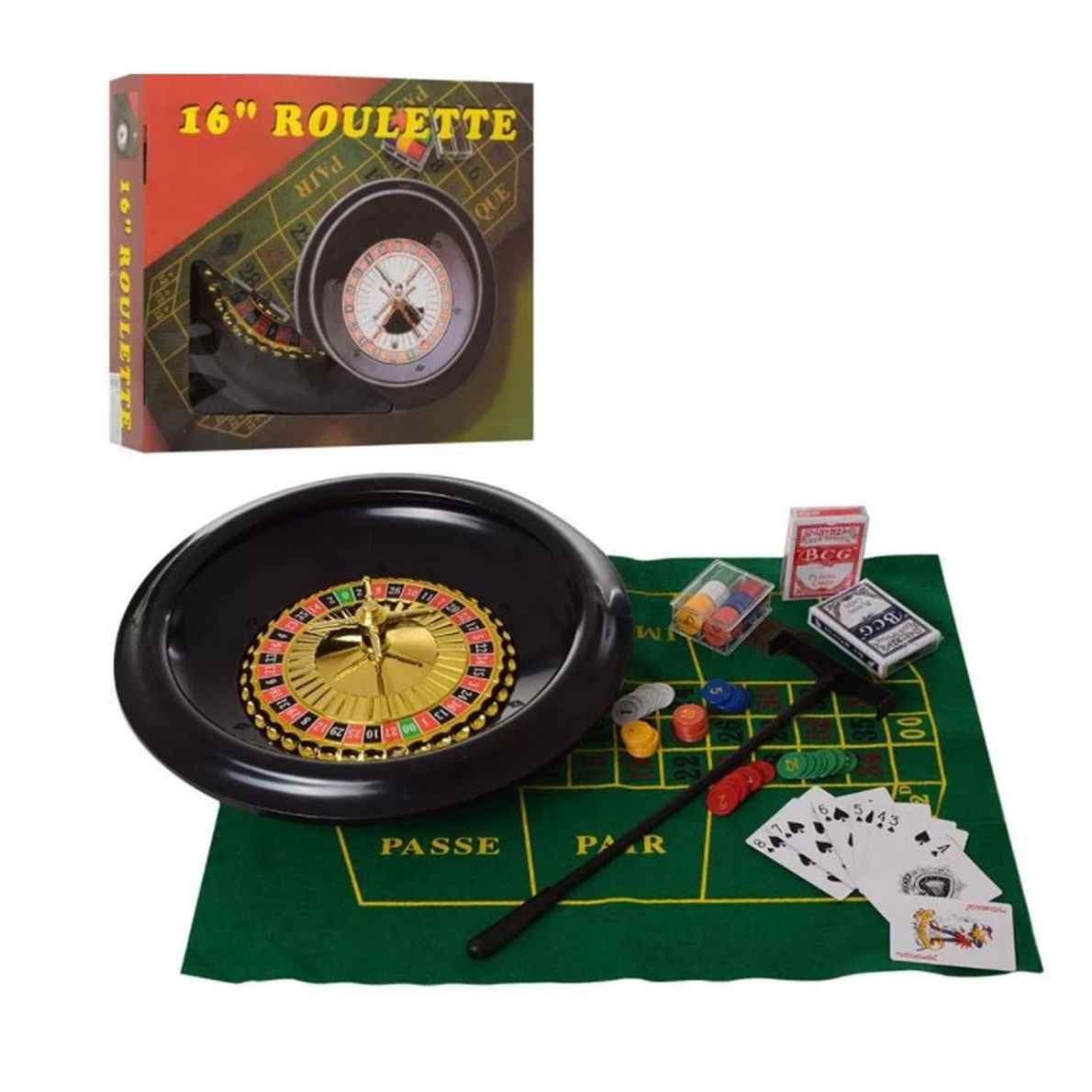 фото Настольная игра рулетка 16 дюймов roulette hittoy