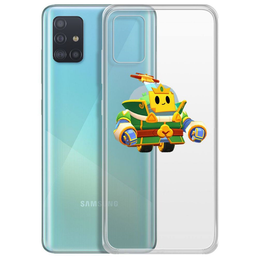 

Чехол-накладка Brawl Stars-Изумрудный Принц Спраут для Samsung Galaxy A51 (A515)