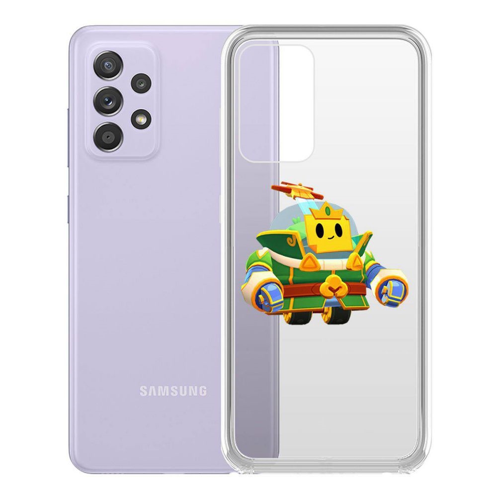 

Чехол-накладка Brawl Stars-Изумрудный Принц Спраут для Samsung Galaxy A52 (A525)